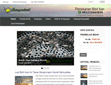 Tablet Screenshot of banyudadi.com